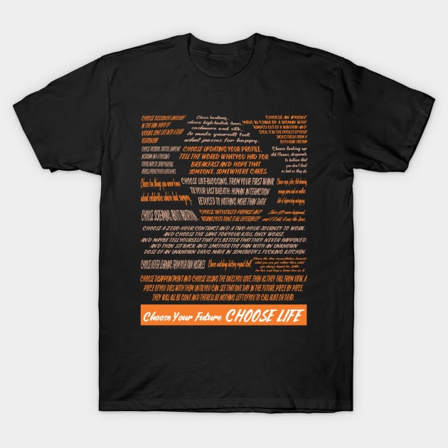 無料発送 Life Choose T2 - TeePublic | T-Shirt - Trainspotting トップス